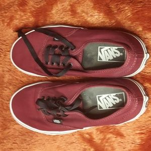 Dark Maroon Vans